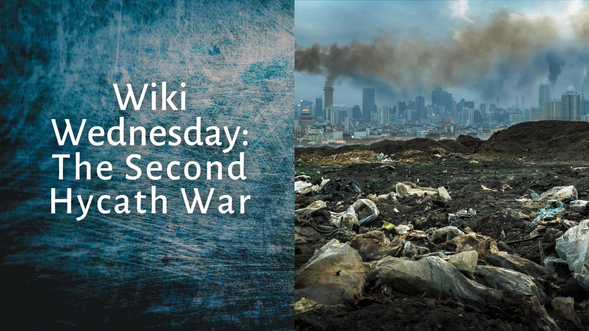 Though the Second Hycath War took place in the 1890s of our world, our story world had already reached technology (and climate conditions) a lot like our world now. Find out more about this turbulent time in the World of HOOD in this week's Wiki Wed post. worldofhood.com/2023/08/23/wik…