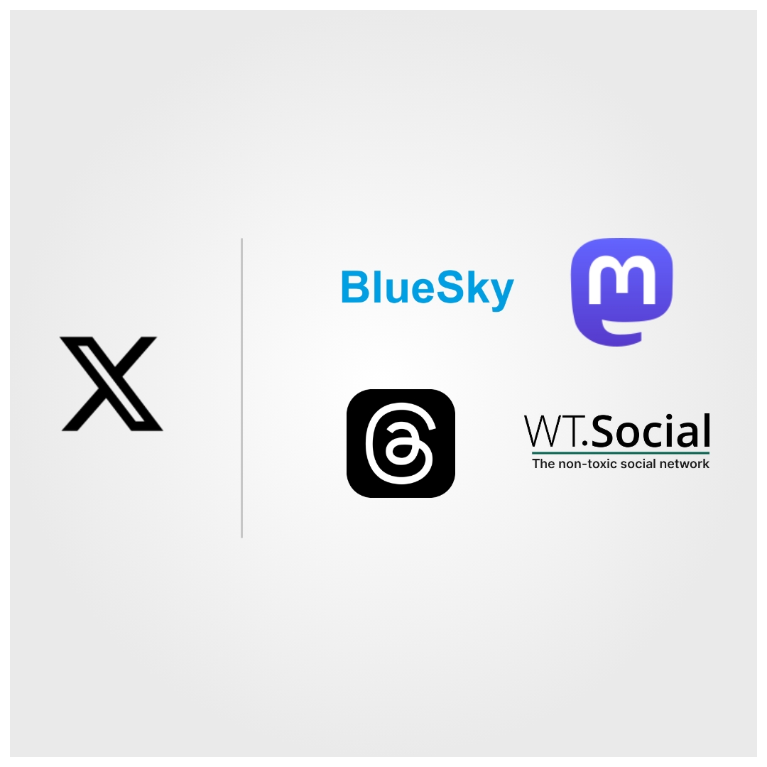 Have you started to use either BlueSky, Threads, or another replacement for Twitter - oops, we're supposed to call it X now aren't we?  Would you like to know more about these social media platforms? Let us know! #SociaMedia