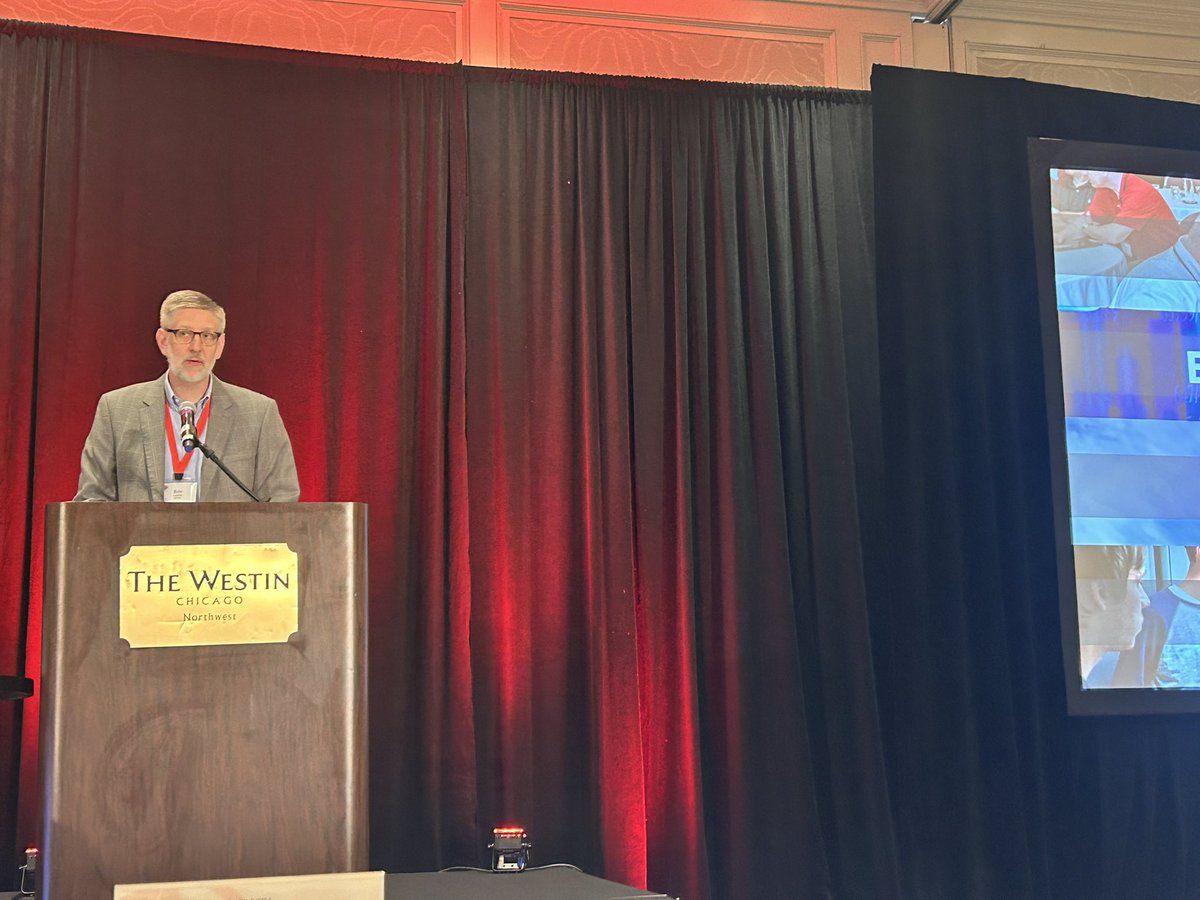 Eric Lanke says the #fluidpower industry may be headed into a business recession but it remains an exciting time of #innovation <a href="/TheNFPA/">The NFPA</a> #IEOC23 #hydraulics #pneumatics