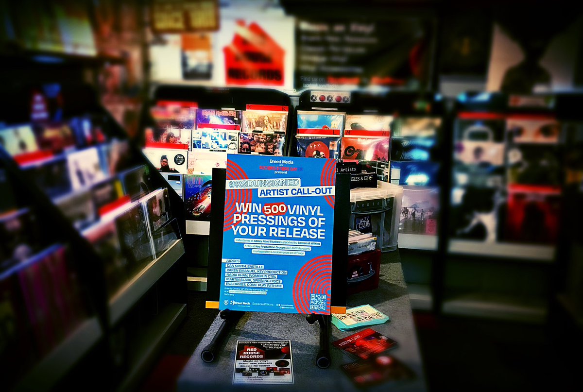 Holmes Music (@holmes_music) on Twitter photo Calling all local artists and talented musicians! The #RSDUnsigned competition is back and you can win your music pressed onto 500 vinyl records 👀 Check out <a href="/RSDUK/">Record Store Day UK</a>’s / <a href="/breedmedia/">Breed Media</a>’s latest post for all the details 💿 Calling all local artists and talented musicians! The #RSDUnsigned competition is back and you can win your music pressed onto 500 vinyl records 👀 Check out <a href="/RSDUK/">Record Store Day UK</a>’s / <a href="/breedmedia/">Breed Media</a>’s latest post for all the details 💿