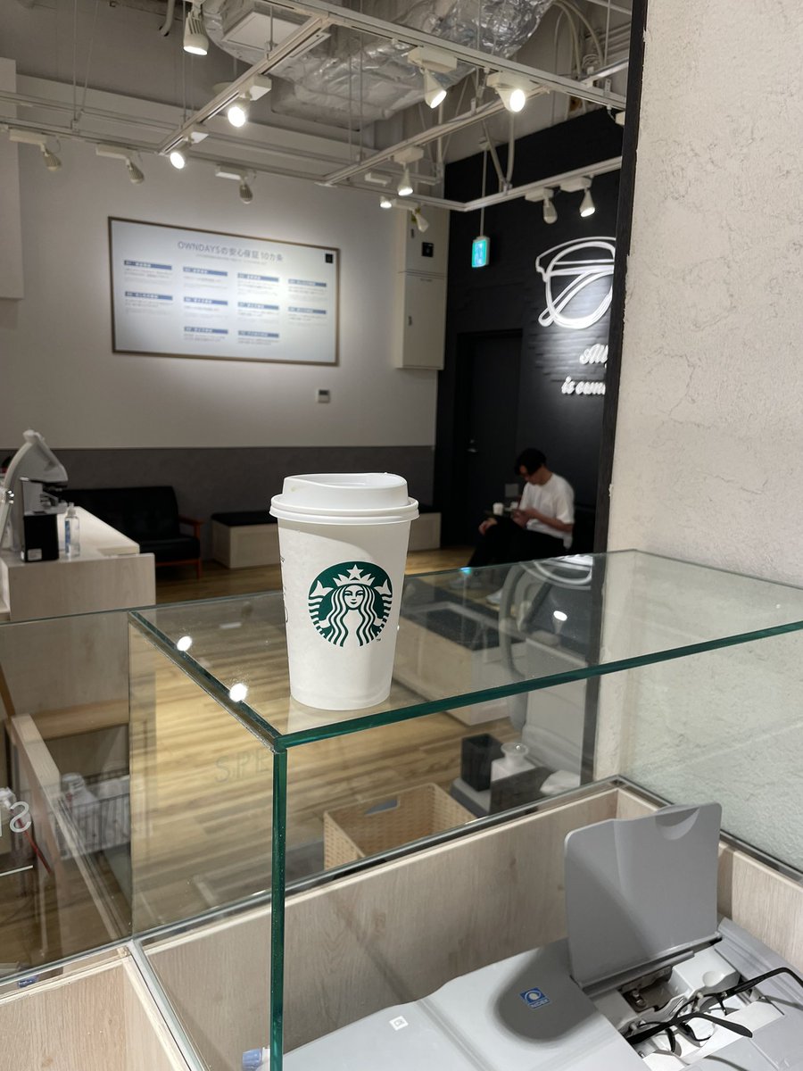 明石さんがデータを取りな富士見に😃

そしてスタバ☕️✨をご馳走になりました！
ありがとうございました！
ごちそうさまでした。