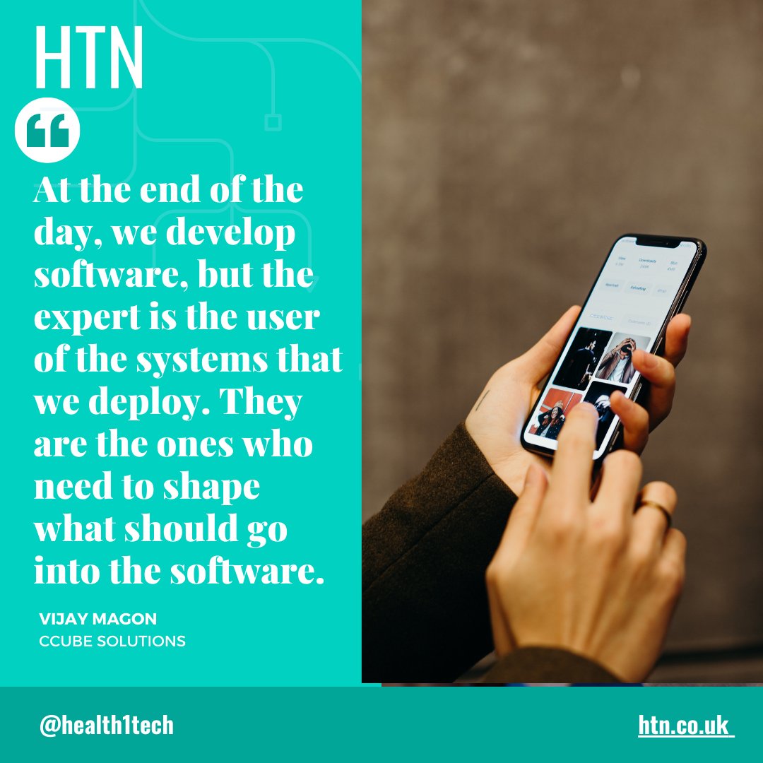 health1tech's tweet image. HTN Quote of the Day! 💡

Today&apos;s quote comes from our recent interview with Vijay Magon from #CCubeSolutions, who shared his experiences of working on #digitalhealth solutions over the last 30 years 🖥
#interview #healthtech

Read the full interview here:
htn.co.uk/2023/07/13/int…