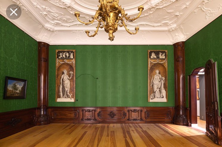 humphriesweave's tweet photo. It’s #woolweek take a look at the images of the imposing Beuning Room @rijksmuseum where our glazed pure worsted damask proudly hangs #wool #damask #historic https://t.co/VvI495vlDn https://t.co/c9mxD6hsD7
