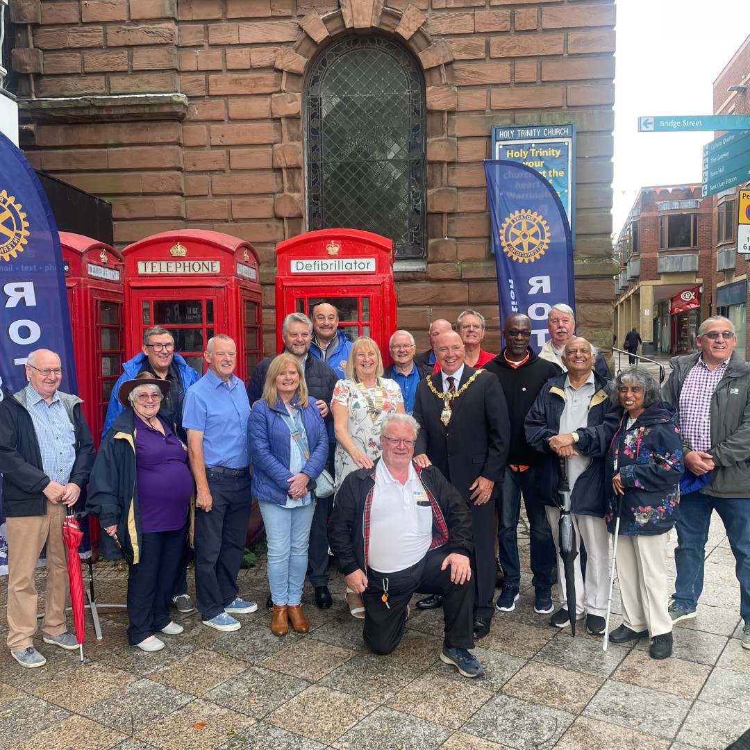 🚨 Important news! 🚨 A new defibrillator is now in a phonebox on Marketgate, thanks to Rotary Club of Warrington. 

This life-saving device is now ready! Spread the word and keep the location in mind. 📣 #Warrington #Cheshire