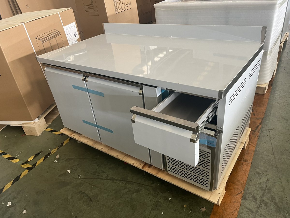 Commercial kitchen equipment stainless steel refrigerator