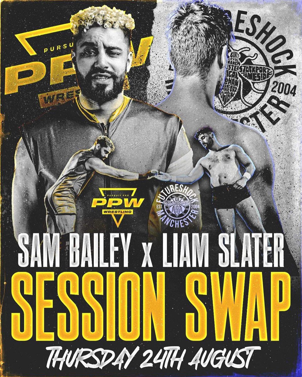 FutureShockWres's tweet photo. Busy month at the @FutureShockPC.
Whether you're looking to take your first steps or a pro looking to level up this is the place to be.
Aug 21st: Dan Moloney Seminar.
Aug 24th: @PursuitProWres #SessionSwap with @Liam_SLTR.
Aug 26th: 4 Week Beginners Course begins. https://t.co/MLLNyr0R2i