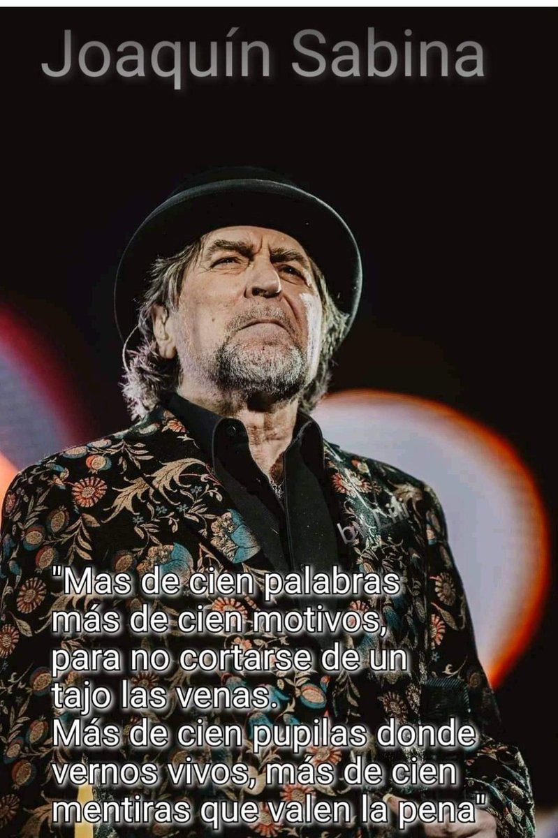 lyuva26's tweet photo. Más de cien mentiras
#JSabina https://t.co/6G74iNfRxU