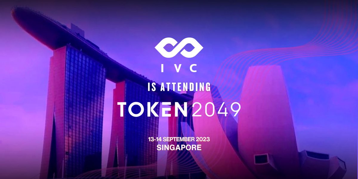 IVC Team is all set for @token2049 Singapore 🇸🇬, Sep 10-15. Get ready for a week of insightful side events and real-life networking. Join us in shaping the future of blockchain and crypto. Stay tuned for updates! #IVC #Token2049 #Web3 #Networking