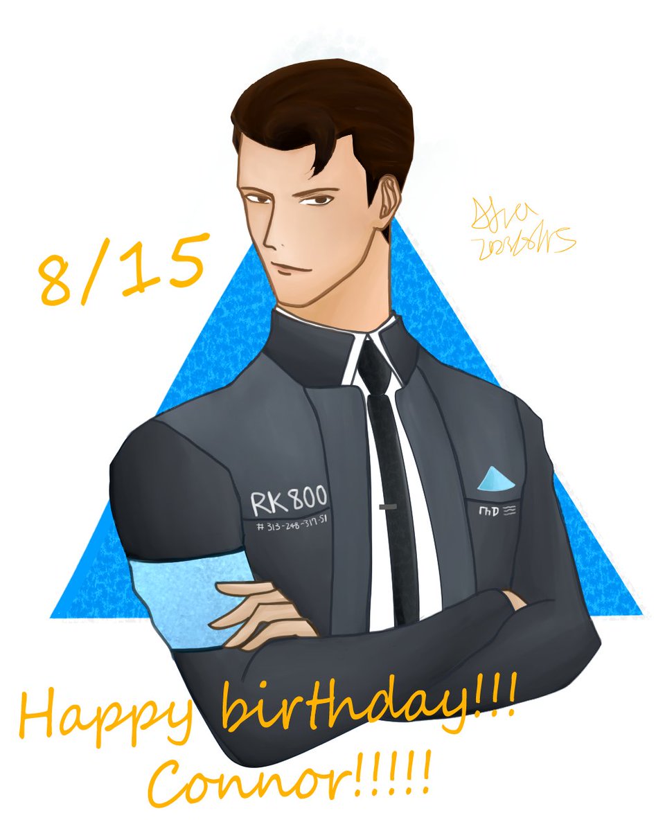 Joan09380367's tweet photo. 08/15
寶包生日快樂!!!
Wish you happy forever.
是說寶包的生日在2038年
所以今年是他誕生前15週年吧(沒毛病
#painting #drawing #art #computerpainting #clipstudiopaint #detroitbecomehuman #connor #底特律變人 #康納 #塗鴉 #落書き https://t.co/8w5zGtVOud