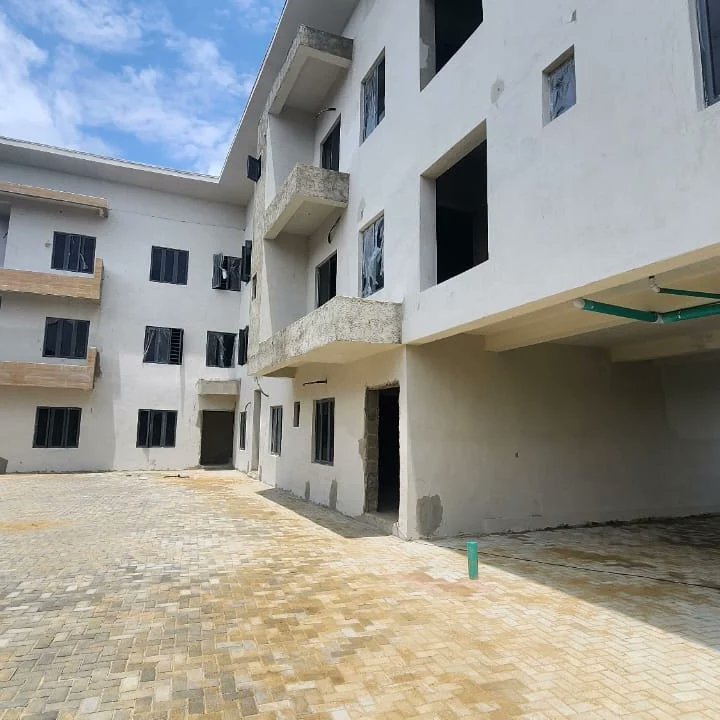 AVAILABLE FOR SALE 
NEWLY BUILT (8UNITS) 3BEDROOM FLAT @ SCHEME 2,ABRAHAM ESTATE OGOMBO ROAD, LEKKI LAGOS, NIGERIA. 
Raphael Omotola and Co.  Estate Surveyors &amp; Valuers +234-8061691998, +234-8023898717.