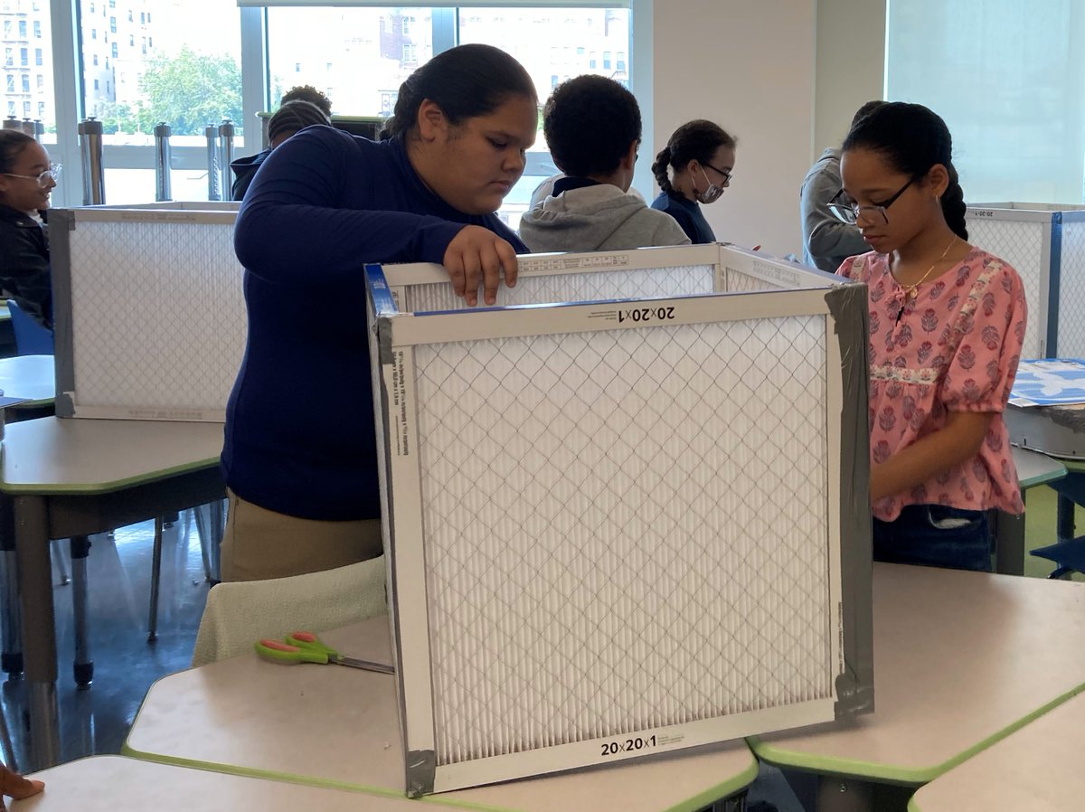 Help a Bronx elementary school add PC fan #corsirosenthalbox air purifiers to classrooms! The 5th grade Environmental Stewardship Club students will lead the preK-2 students in building them, bolstering both clean indoor air & science skills. Donate: donorschoose.org/project/help-u…