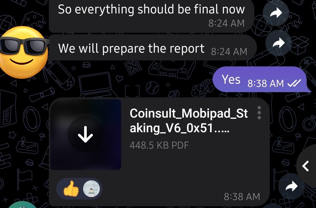 PadMobi's tweet photo. #Mobipad New Smart contract Audit is 100% done. Reports are getting prepared and will be announced shortly. 

🤯Marketing
📢 Staking Migration
🚀 New IDO Reveal

Get ready!!!! https://t.co/7vd4ET1rPl