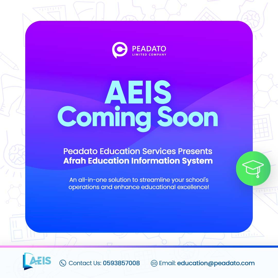 🎉 Exciting times ahead as we unveil our upcoming School Management System – your all-in-one solution for seamless education administration. Stay tuned for a smoother, smarter, and more connected school experience! 🏫🚀 #schoolmanagementsystem #EmpoweringEducation #AEIS #peadato