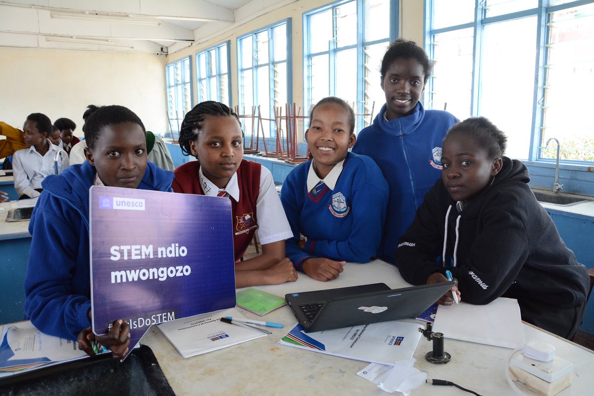 UnescoEast's tweet photo. These #GirlsDoSTEM and can #crackthecode !
Smiles from the #keepinggirlsinthepicture ICT-STEM bootcamp for Girls in Kajiado and Kwale. #LearningNeverStops #EducationForAll https://t.co/GcgMcdfsBU