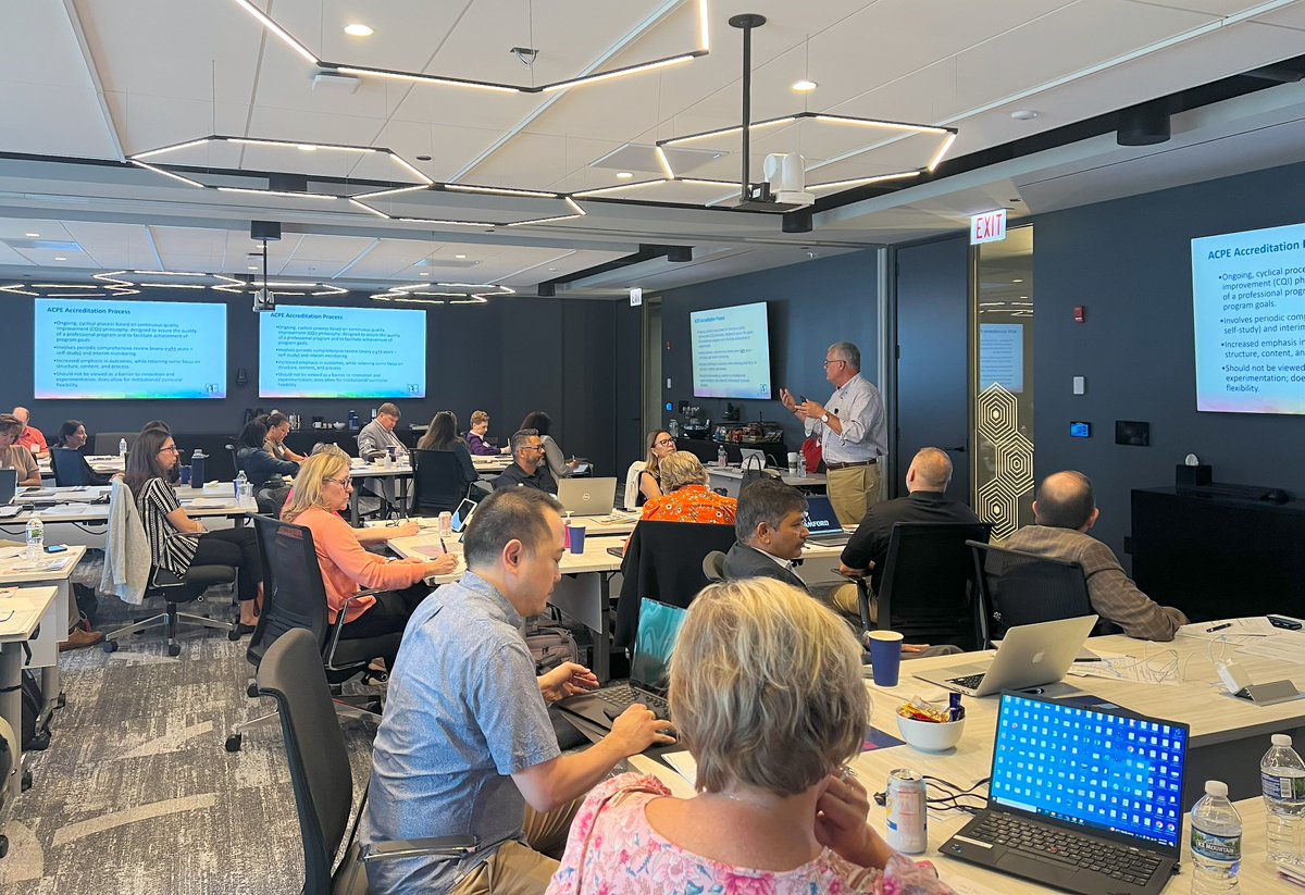 ACPE Colleges/Schools Staff recently hosted the 2023 Self-Study Workshop in our offices in Chicago. Over 40 faculty from across the US participated in the 2 day session. Thanks to all who attended!