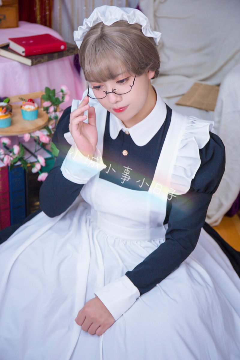 主人，喜欢我这样的女仆嘛？ @R1QLah5UVxK7fQl 黑猫庄园家的女仆真的好漂亮🥰 #女仆 #伪娘 #メイド服 #メイド人