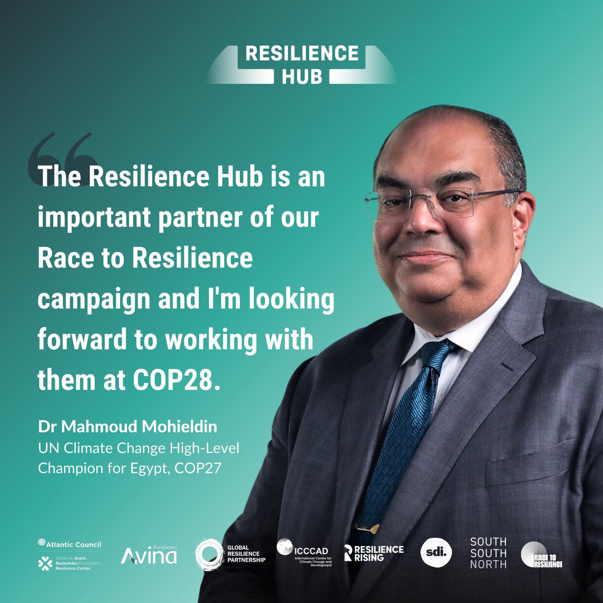 Building adaptation and resilience is an important line of defence to tackle the climate crisis. 

Join the  #RacetoResilience and #COPResilienceHub in driving action at #COP28