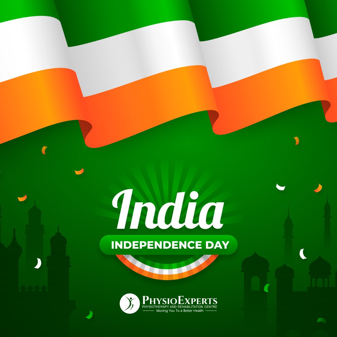PhysioexpertsR's tweet photo. Celebrating Freedom and Unity! 🎉 Wishing all our wonderful customers a joyous 15th August filled with prosperity, happiness, and pride. 

Let's remember the sacrifices that led to our independence and embrace the spirit of togetherness. Happy Independence Day! https://t.co/5JYUBB1clt
