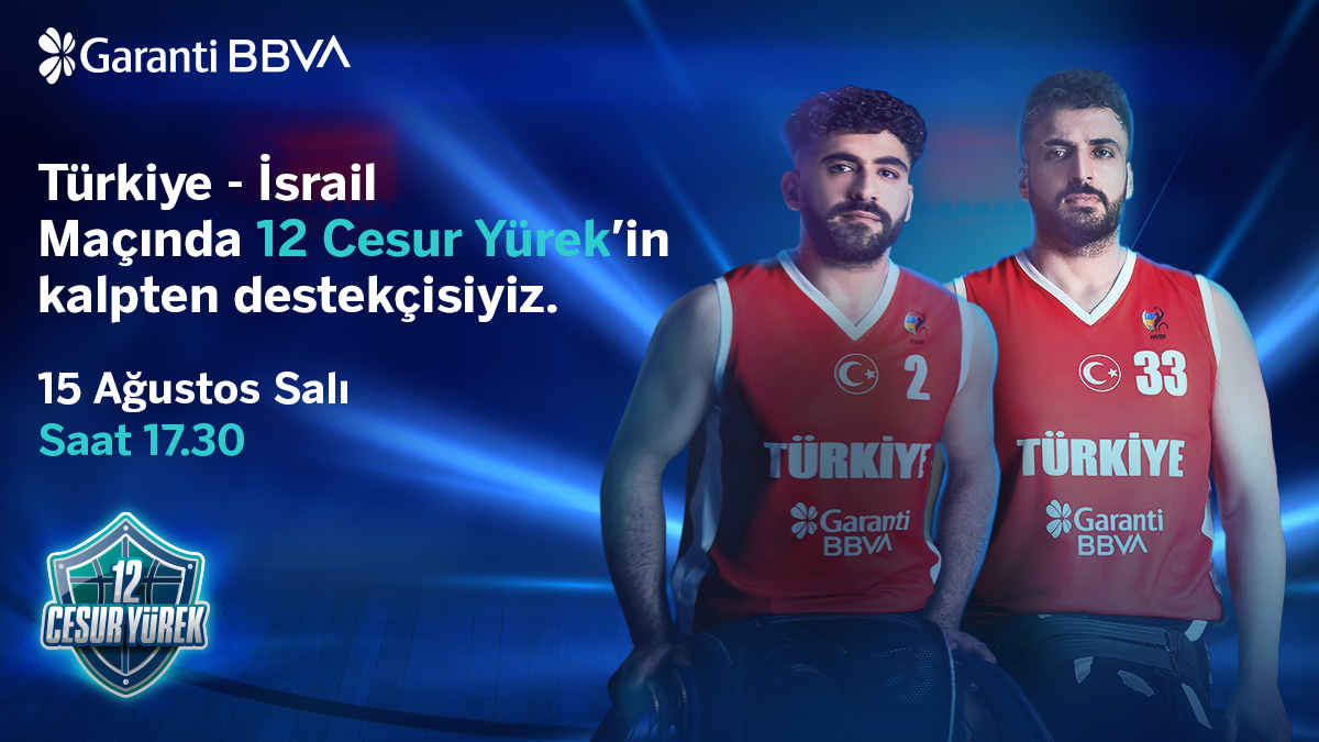 #12CesurYürek Tekerlekli Sandalye Basketbol Avrupa Şampiyonası’nın son grup maçında bugün saat 17.45’te İsrail ile karşılaşacak. Başarılar 12 Cesur Yürek! 🇹🇷 🏀 #BasketbolunYanında