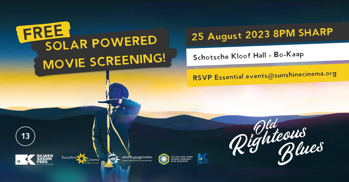 Sunshine Cinema (@sunshinecinema) on Twitter photo Thank you, <a href="/GoodHopeFM/">Good Hope FM</a>, for giving us the platform to share about the upcoming FREE movies.
Sunshine Cinema Presents three FREE solar-powered community screenings by <a href="/kykNETtv/">kykNET TV</a> <a href="/SilwerskermFees/">Silwerskermfees</a> and the <a href="/CityofCT/">City of Cape Town</a>.
RSVP to events@sunshinecinema.org
#SolarCinema #SparkImpact Thank you, <a href="/GoodHopeFM/">Good Hope FM</a>, for giving us the platform to share about the upcoming FREE movies.
Sunshine Cinema Presents three FREE solar-powered community screenings by <a href="/kykNETtv/">kykNET TV</a> <a href="/SilwerskermFees/">Silwerskermfees</a> and the <a href="/CityofCT/">City of Cape Town</a>.
RSVP to events@sunshinecinema.org
#SolarCinema #SparkImpact