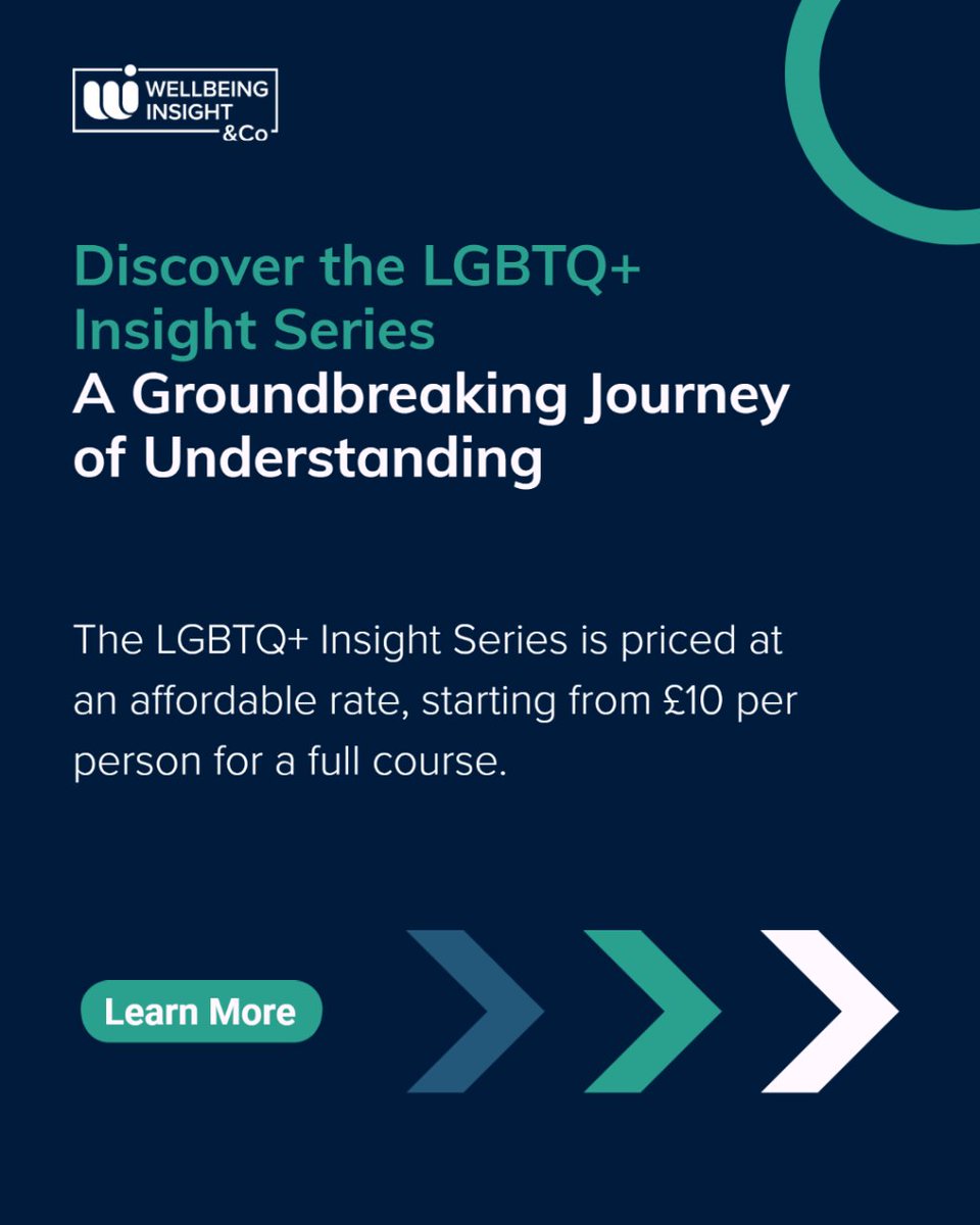 co_wellbeing's tweet photo. Are you ready to broaden your horizons and become an ally to the LGBTQ+ community? 🌈 The Insight Series provides an immersive and interactive learning experience. It's time to step up and create a more inclusive world.

Enrol now:
https://t.co/XGLWJ6qI38

#LGBTQAllies https://t.co/2qWeKkKPUJ
