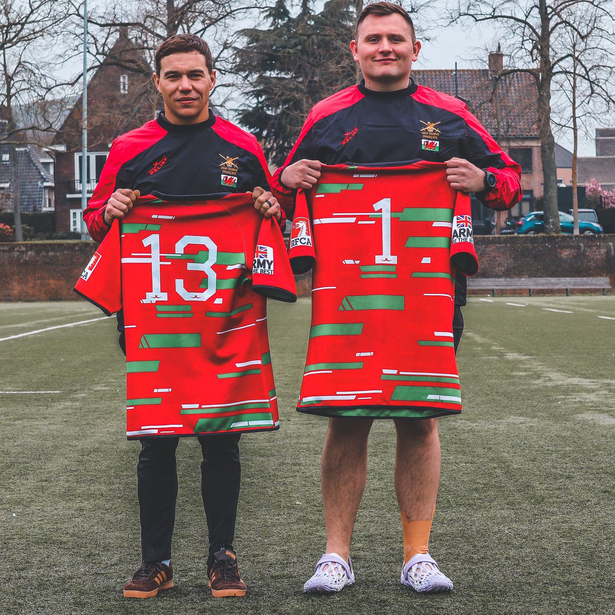*ANNOUNCEMENT* 

Head Coach WO2 Evans RE, has named the Captain and Vice Captain for the 23/24 season.

Captain: James Whitelegg (Right)
Vice Captain: Idris Hanmer (Left) 

Both are Welsh Warriors serving with <a href="/3royalWelsh/">3 Royal Welsh</a>

@hackle_media 📷
