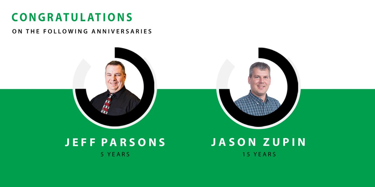 IdealDetroit's tweet photo. We’d like to wish Jeff Parsons and Jason Zupin a happy anniversary! 

Jeff is a Senior Estimator on our steel fabrication team and has been with Ideal for five years. Jason is a Project Manager with Ideal Contracting and has been with us for fifteen years! https://t.co/waPc5ssHp5