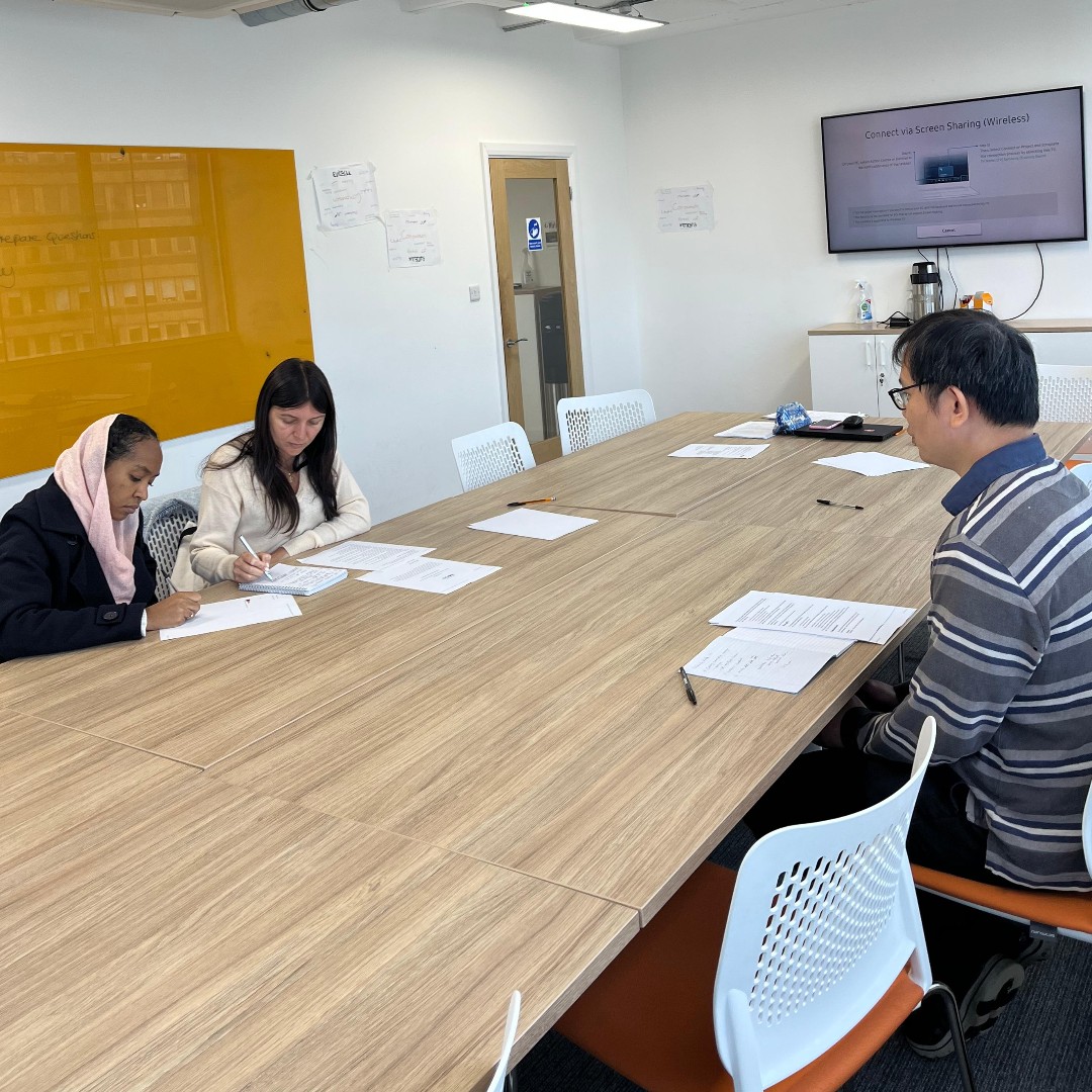Under our PEF project, we generate jobs &amp; nurture entrepreneurial skills in B'ham &amp; Solihull. Our initiative breaks employment barriers through free, expert support. Last week, beneficiaries practised job interviews at our office, showing their dedication and we're proud of them!