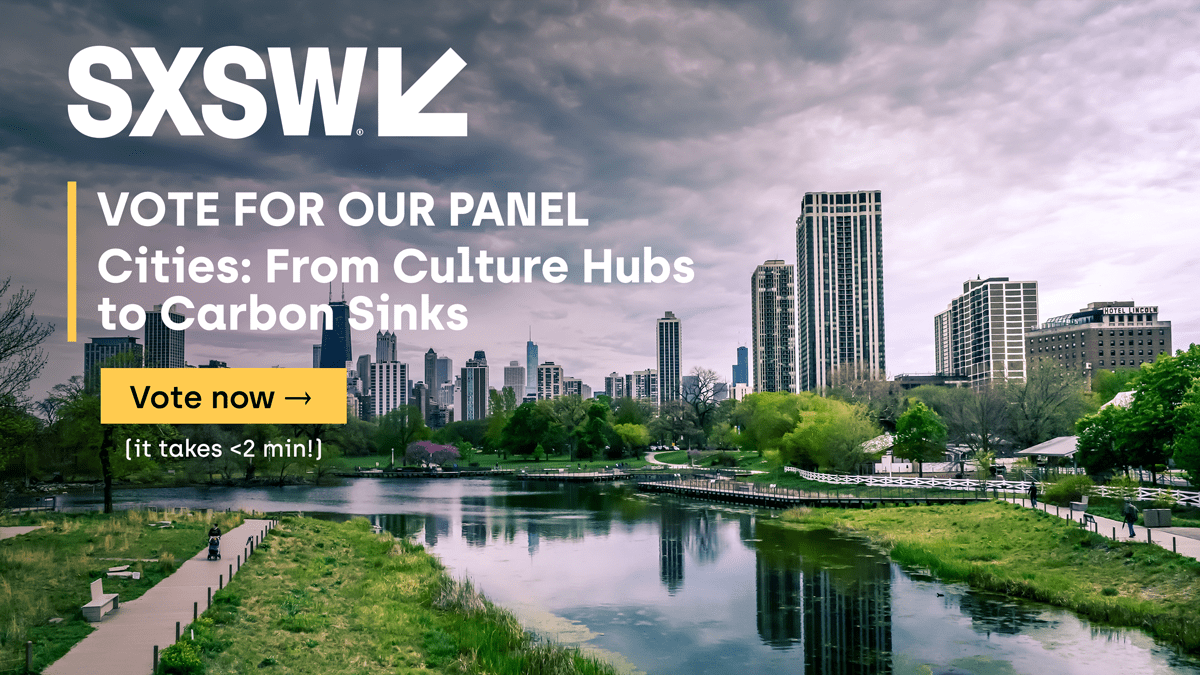 Those aren’t just buildings, they’re a catalyst for climate action — VOTE NOW for our SXSW panel discussion on how GREENER BUILDINGS are a part of the climate solution. Cities: From Culture Hubs to Carbon Sinks ✅ Voting takes <2 min: hubs.ly/Q01_03tS0
