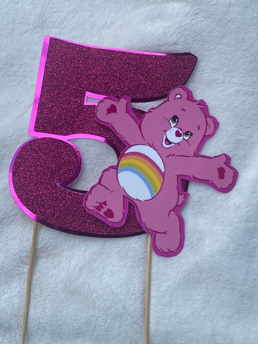 TiggsCreations's tweet photo. Care bear Customized number cake topper. 

https://t.co/ZuQP0qmffg

#bear #caketopper #etsyshop #carebears https://t.co/ReqnchUv39