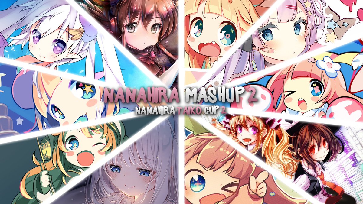 Nanahira Taiko Cup 2 Grand Finals Tiebreaker 'Nanahira Mashup 2' Map: osu.ppy.sh/beatmapsets/20… Soundcloud: on.soundcloud.com/reoyC Guest Artist: @HowToPlayLN1 Artwork: @SmiLe__osu Mappers: @osu_Nozd0rmu @JarvisGaming_ @QuorumArcharius @konohahakase1 @ILUVFORNITE69 @FlamieJack