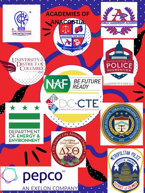 AnaPublicLead's tweet photo. The Anacostia High School Public Leadership Academy would like to thank our partners for continuing to provide support to students and always going above and beyond!!! You are appreciated!!! #WhyAna ❤️🤍💙 https://t.co/4OhT02tdNc