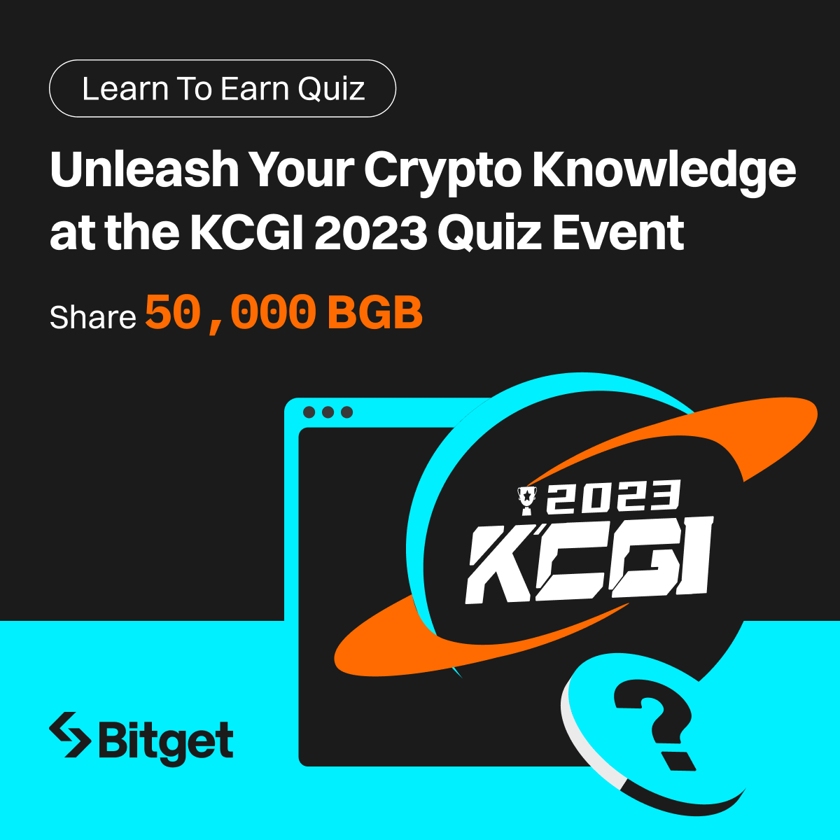 🔥 #LearnToEarn Quiz: Unleash your #crypto knowledge at the #KCGI2023 quiz  event and share 50,000 $BGB! ⏰ August 15, 2023 - September 5, 2023 Join now  👇 https://t.co/AKrZFgZCNA