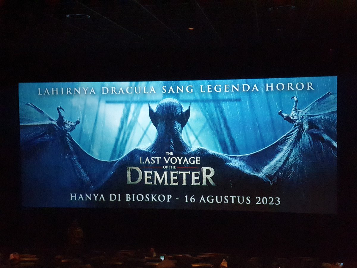 Senengnya dapet kesempatan buat melakukan perjalanan melintasi samudera di atas kapal Demeter bareng @CBIpictures yang berangkat dari pelabuhan @CGV_ID 

Tapi.. tapi nih ya, kok perasaan kita gak enak, ya? 🥶

#DemeterMovie
#TheLastVoyageOfTheDemeter