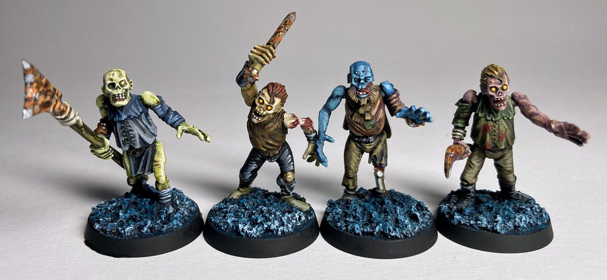 NevalainenJuho's tweet photo. New colorful bunch of zombies finished ๐๐ป #WarhammerCommunity #Aos #SBGL #PaintingWarhammer https://t.co/1qDZ1pJsM7