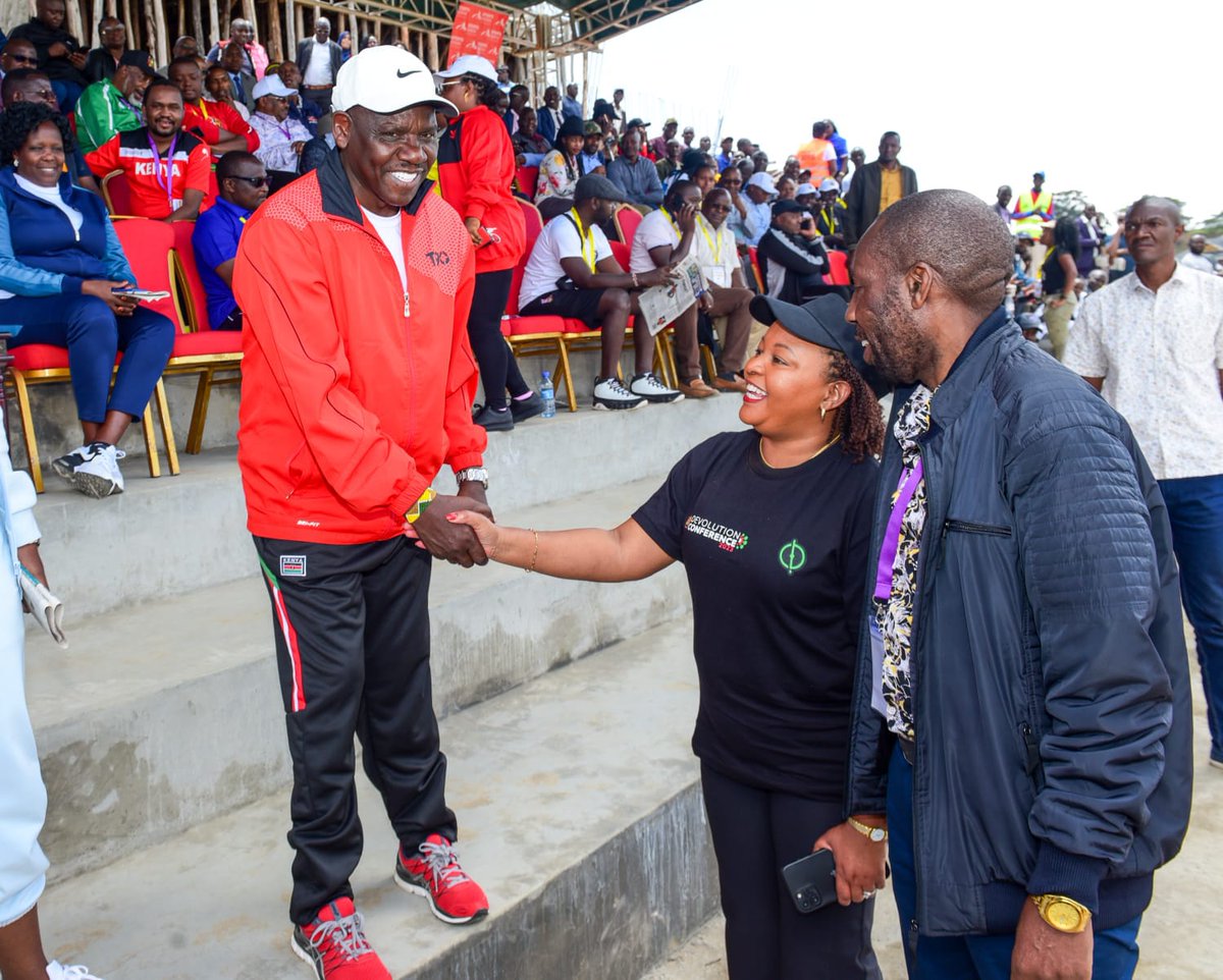 PeterKariukiKE's tweet image. ◉ UGATUZI DERBY: 

.@KenyaGovernors Chairperson Governor Anne Waiguru is in Kipchoge Keino Stadium to witness Council of Governors Vs @Senate_KE Football Match. 

#DevolutionAt10 @AbabuNamwamba @gladyswanga @AnneWaiguru