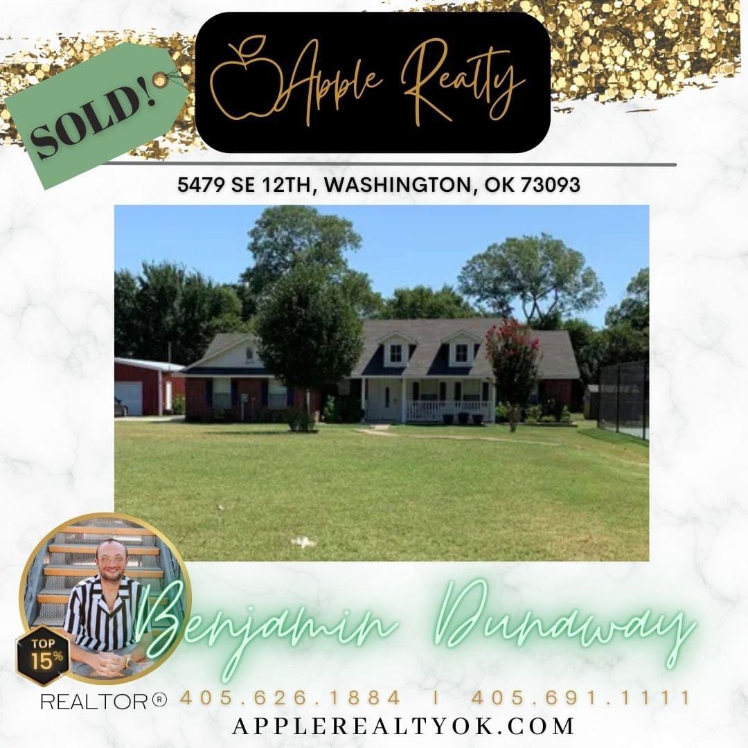 BenDunaway's tweet photo. SOLD AND CLOSED!🎉

I am so happy for my buyer's that were able to snatch up their dream home complete with a huge shop and tennis court! I hope they have many happy years ahead in this amazing home!

If you are looking to buy or sell: 📲 405-626-1884
#oklahomarealestate #realtor https://t.co/7YCh3EhJD3