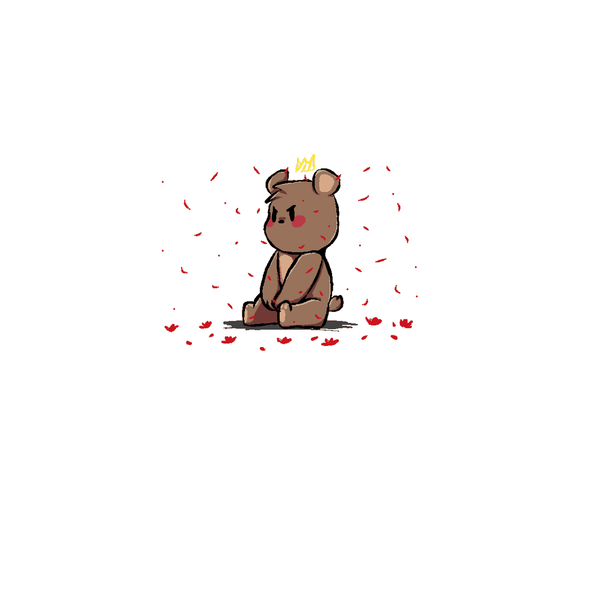 Lil angy teddy bear "<3

#cute #bear #digitalart #drawing