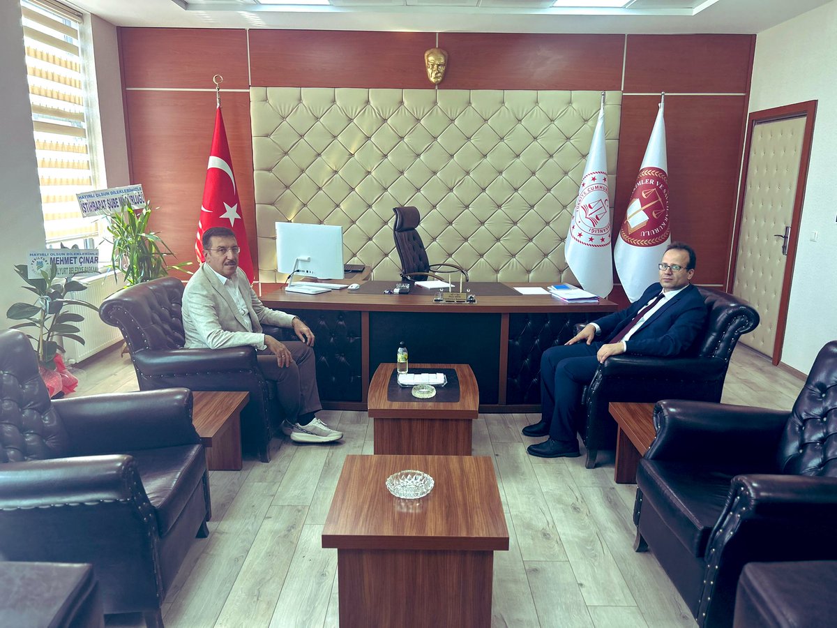#Malatya Cumhuriyet Başsavcısı Sn. Ömer Mete’ye hayırlı olsun ziyaretinde bulunduk. 
Sıcak karşılamaları için teşekkür ediyor, görevinde muvaffakiyetler diliyorum.