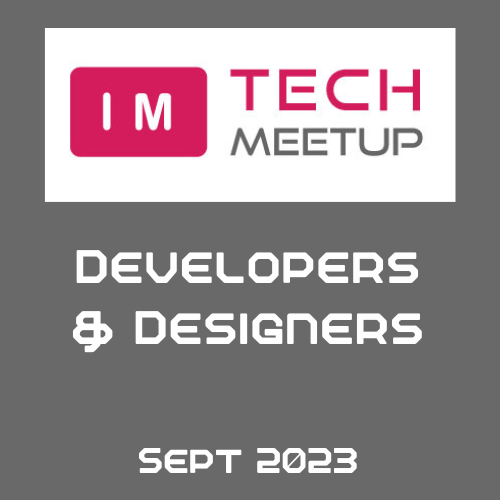 IM_TechMeetup's tweet photo. The next #IM_TechMeetup coming soon!

This time it covers how #Developers and #Designers work together 💪🏾

Speakers at this event 🤩
- Sean Johnson
- James Sear
- Dominika Prikrylova
- Kultar Ruprai

Join us - Wed 13th Sept at 6-8pm (UK time) online🙌🏾

Sponsored by @Kontent_ai https://t.co/OaRBewo2jk