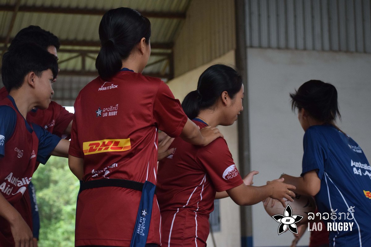 Laorugby's tweet photo. In Vientiane Province, LRF staff are hosting activities to recruit the next great group of #PassItBack Coaches. The new Coaches will attend Coach Training later this month in preparation for leading 🏉 and life skills activities in their communities. Su su to everyone involved! https://t.co/on2v95Aj5d