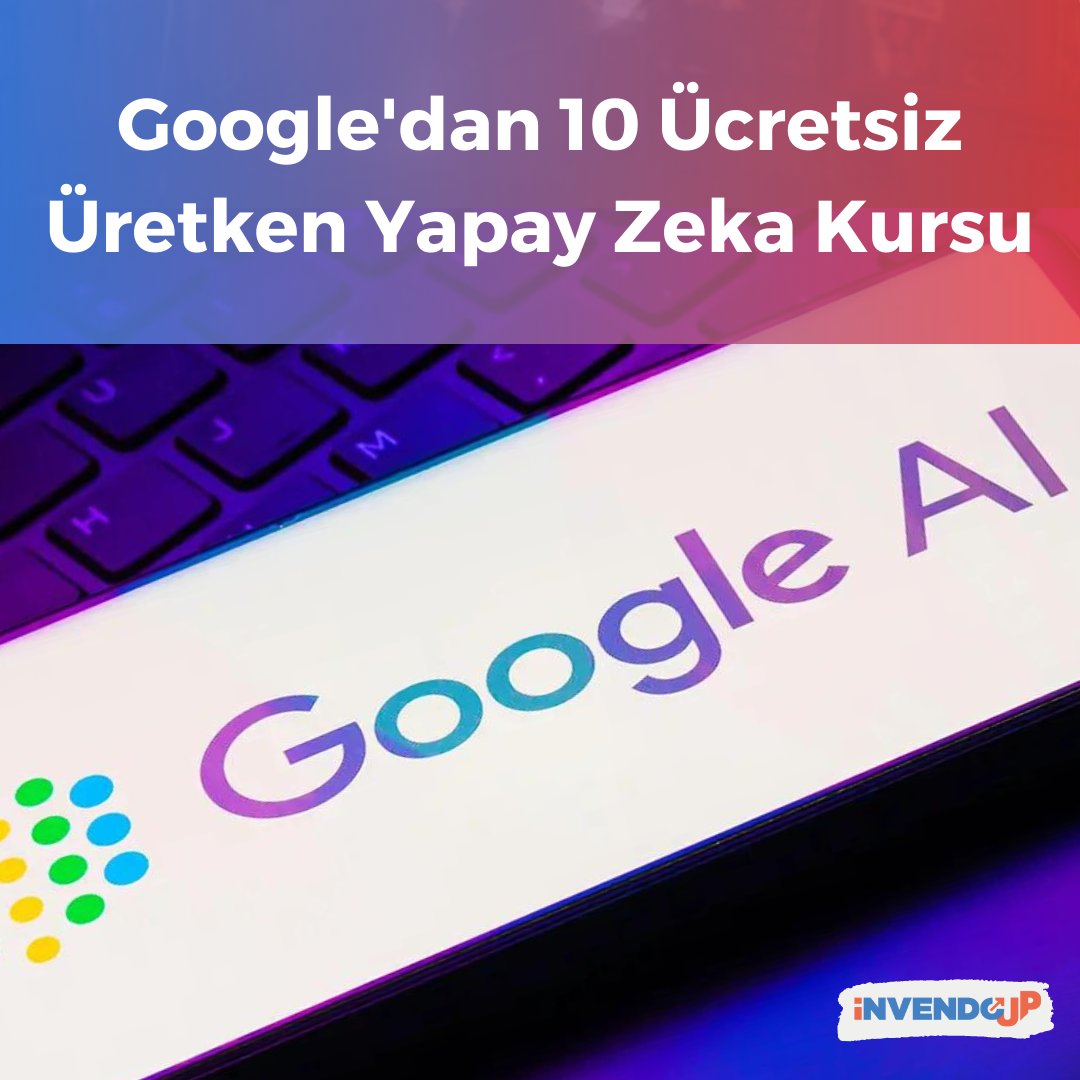 invendovs's tweet photo. Misyonumuz, seni teknoloji ve yeni girişimlerdeki en son trendler, haberler ve araçlar konusunda güncel tutmak. Google'ın 10 ücretsiz kursu yalnızca bilgi sağlayıcı olarak kalmıyor, aynı zamanda kursu tamamladığında seni bir sertifikayla ödüllendiriyor. Hemen Keşfet!
#Google #AI https://t.co/Hz8b3UYQ9G