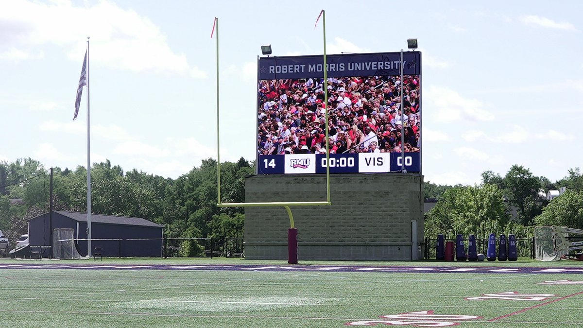 UPGRADES: RMU Announces Enhancements to Joe Walton Stadium 🖱️: bit.ly/3KI8ads #BobbyMo | 🔵⚪🔴 | #RMUnite