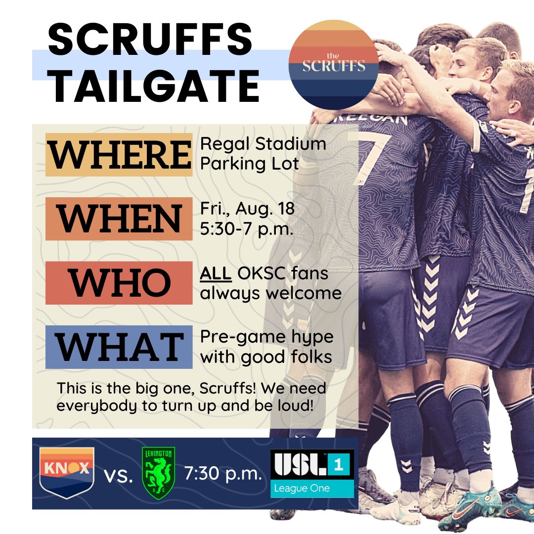 It’s ⛰️ v. 🎠 week.

Rest your voices. Hydrate.

BE. AT. REGAL.

🎟️ oneknoxsc.com/tickets/