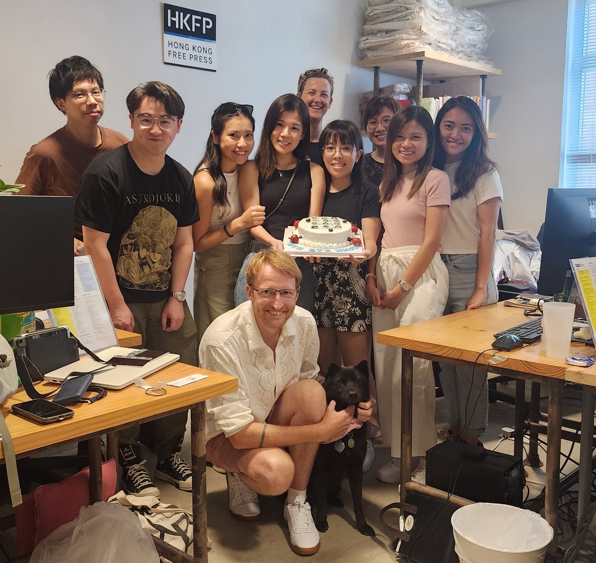 tomgrundy's tweet photo. Farewell &amp; thank you to @HKFP's brilliant senior journo @ChauCandice 
https://t.co/8ybkyh4ZIa

Almost 1,000 reports over almost 3 years - covering the pandemic and upgrading our court reporting. Best of luck with studies! 💪 https://t.co/j7mbidfqE7