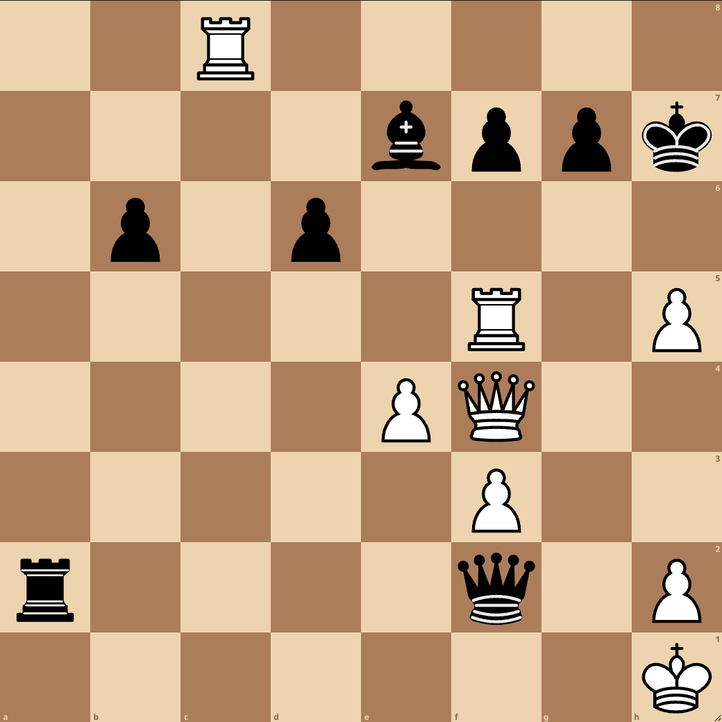 natesolon's tweet photo. This one decided a World Championship! How did Magnus Carlsen as White deliver mate in 2 to finish off Sergey Karjakin in their 2016 match? https://t.co/ZZjQWB0RsX