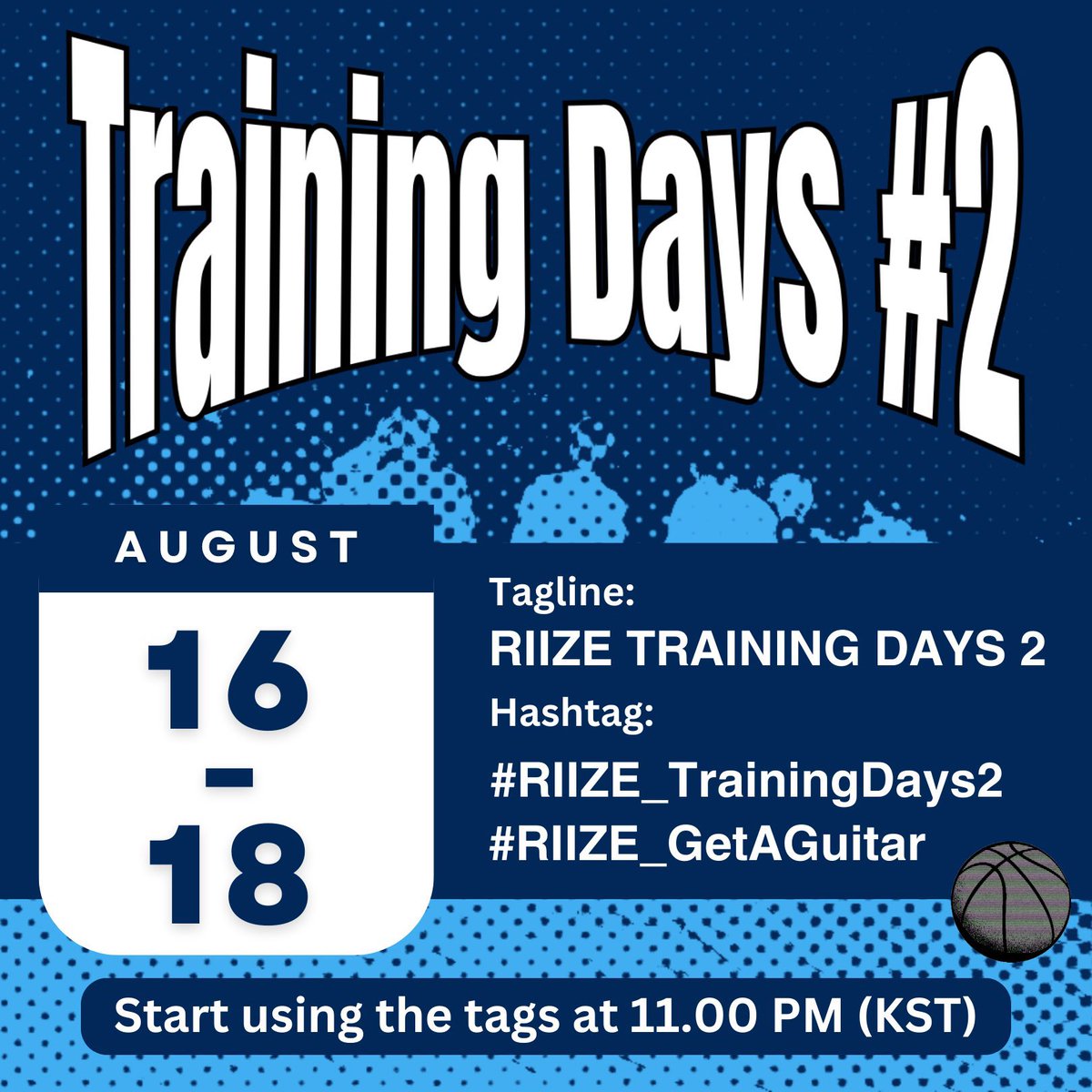 [🚨] RIIZE 'Realtime Odyssey' Hashtag Event 

📆 : August 16th - 18th, 2023 (midnight)
⏰️ : 11.00 PM (KST)
🔑 : RIIZE TRAINING DAYS 2
#️⃣ : RIIZE_TrainingDays2
#️⃣ : RIIZE_GetAGuitar

#RIIZE #라이즈 <a href="/RIIZE_official/">RIIZE</a>