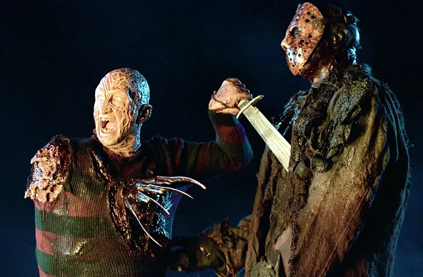 EugWSerra's tweet photo. On August 15, 2003, FREDDY VS. JASON was released in theaters! #FreddyVSJason #FreddyKrueger #RobertEnglund #JasonVoorhees #KenKirzinger #MonicaKeena #JasonRitter #KellyRowland #ChrisMarquette #KatharineIsabelle #LochlynMunro #KyleLabine #BrendanFletcher #ZackWard https://t.co/m6rG7Q5X5h