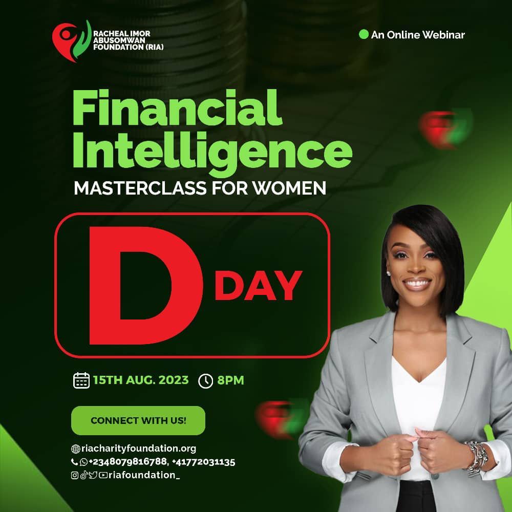 BellaJonathan15's tweet photo. Imagine stepping into a realm where your financial dreams have the wings to fly. 

Join us for the Women's Financial Intelligence Webinar, a journey to the secrets Island of financial insights that will unlock your financial potentials

Date: 15th August,2023 ⏰8pm 📍 Zoom https://t.co/knO77lS9Mk