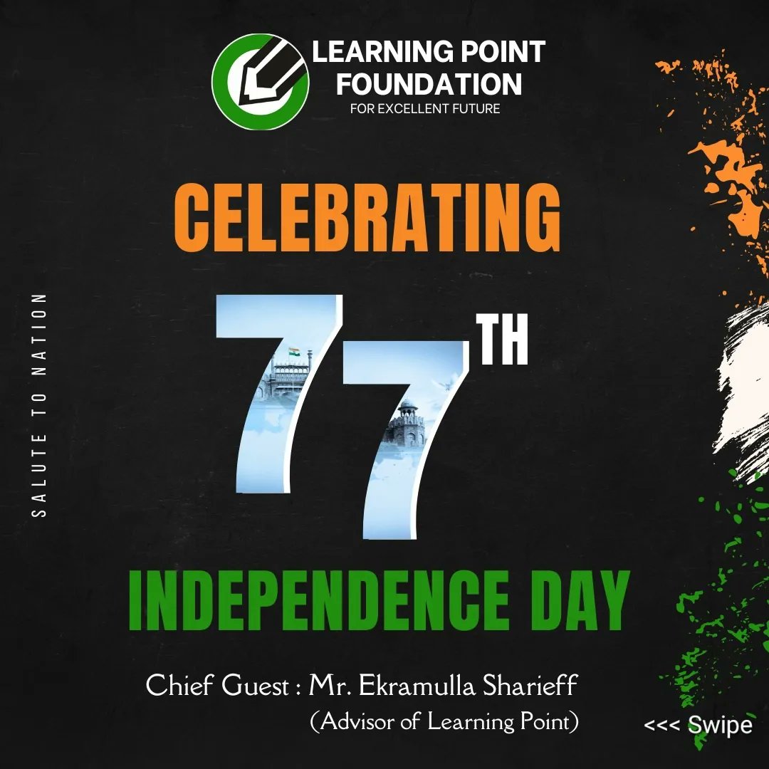 LearningPoint16's tweet photo. Learning Point Foundation Celebrates 77th Independence Day - A Day of Unity and Inspiration 🇮🇳
.
.
.
#learningpointfoundation #independenceday #celebration #India #bangalore https://t.co/mmIgRQSN10